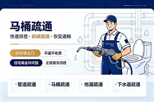 禹城马桶疏通